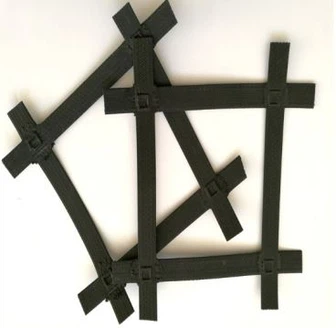 Ocelová plastová geomřížka